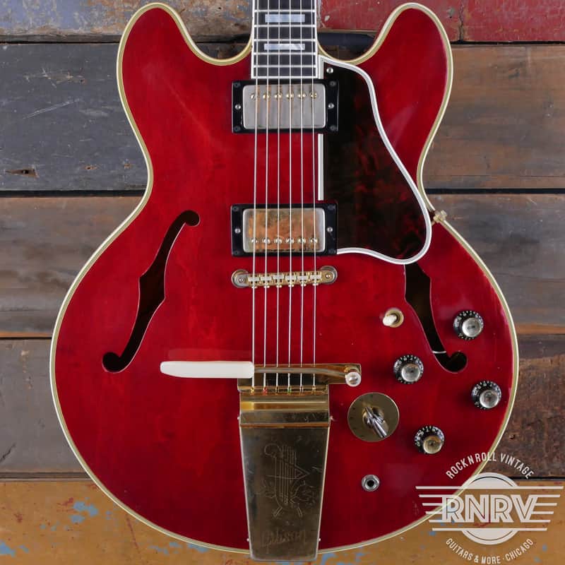 Gibson ES-355TDC w/ Lyre Vibrola 1967 - Cherry image 1