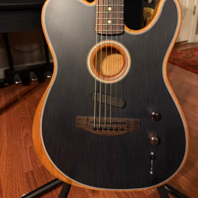 Fender Acoustasonic Player Telecaster 2021 - Present Brushed Black image 2