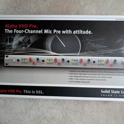 Solid State Logic Alpha VHD Four Channel Mic Pre 2016 - Silver image 2