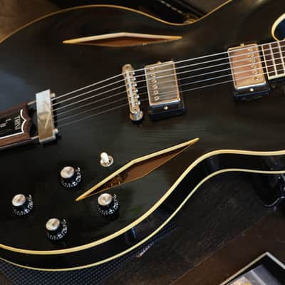 2022 Gibson Trini Lopez Murphy Lab Light Aging Semi-Hollow Electric Guitar Black Ebony + COA OHSC image 6
