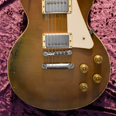 Dax&Co. Heavy Aged Gibson Les Paul Classic 2014 Goldtop Relic Conversion! image 22