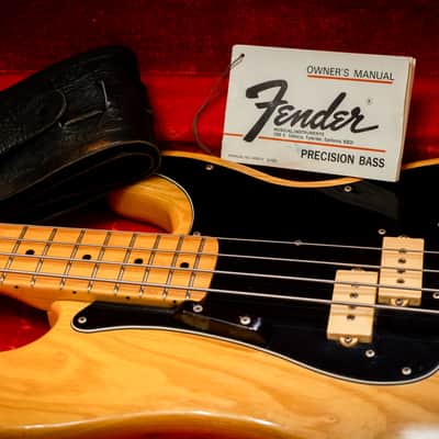 Fender Presicion Bass 1976 - Natural W/OHSC Chandler Neck Replaced image 12