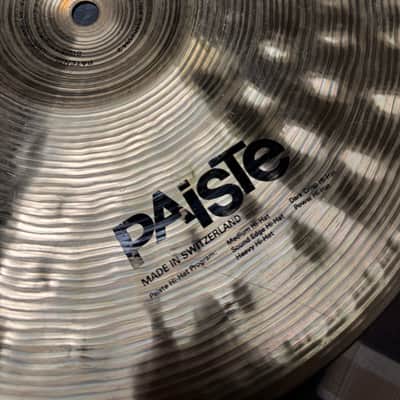 1992 Paiste 14" Signature Dark Crisp Hi-Hat Cymbals image 2