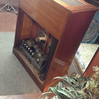 HAMMOND ORGAN JR 20 TONE-CABINET W/OIL VERB"& QUAD MAIN FRONT-”SPKS&1x12"TOP DOWN-THROW $395 image 15