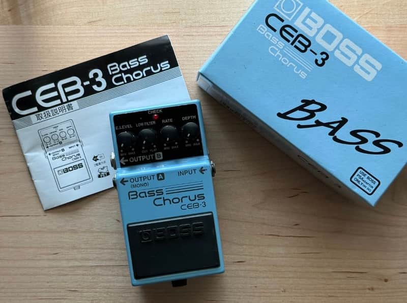 Boss CEB-3 Bass Chorus (Pink Label) | Reverb