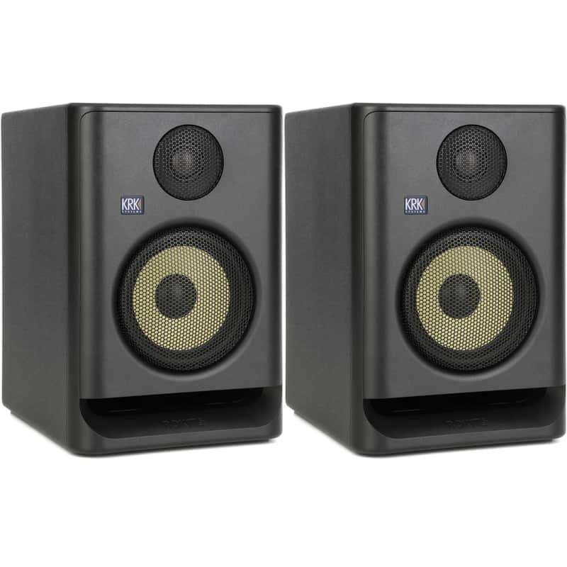 KRK ROKIT 5 G5 5-inch Powered Studio Monitor Pair - Black image 1