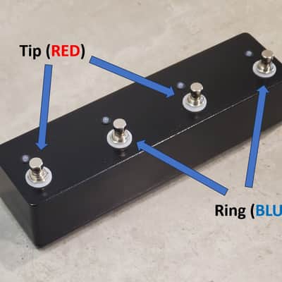 Custom 4-Button Footswitch for Wizard Amps (No Cables) image 1