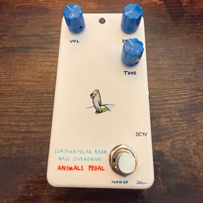 Animals Pedal Surfing Polar Bear Bass Overdrive with BJF Mod | Reverb