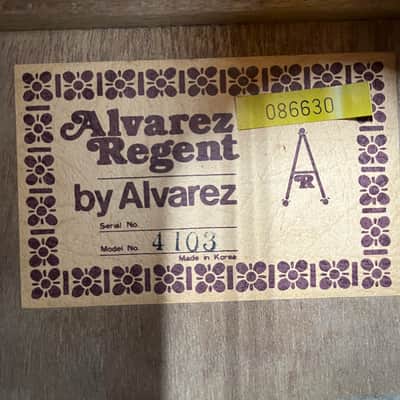 Alvarez Regent 4103 Classical Acoustic Guitar image 21