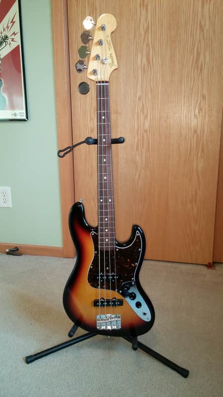 Fender Japan Jazz Bass Short Scale 2014 Three Tone Sunburst (JB62SS) image 1