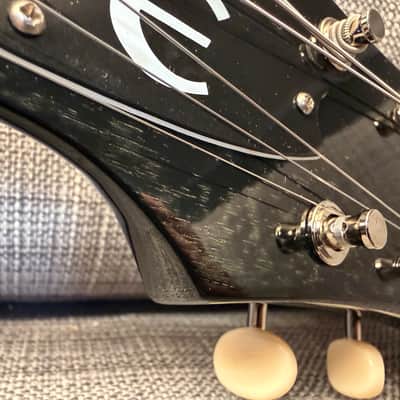 Epiphone Casino Peerless Korea Reissue 2001 Ebony Black with USA Case and Klusons image 5
