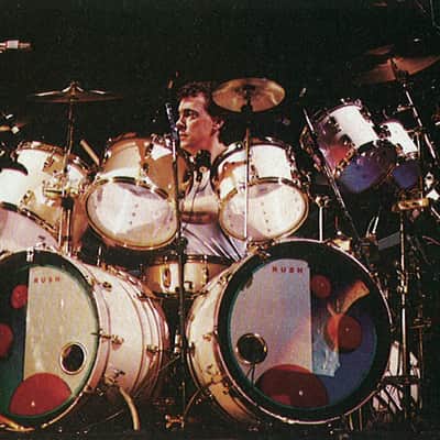 Evans Neil Peart / RUSH “Hold Your Fire” ONE & TWO 22” Bass Drum Head Set image 7