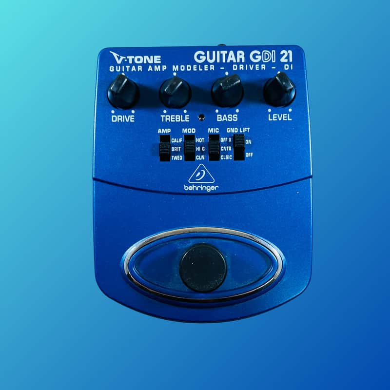 Behringer GDI21 Guitar Amp Modeler Preamp DI image 1
