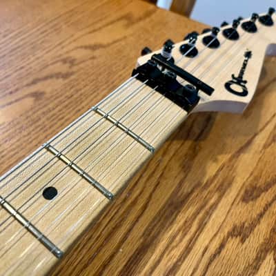 2013 Charvel Pro-Mod So-Cal Style 1 HH FR M Electric Guitar Maple Fingerboard Quarter Sawn Maple Neck Candy Apple Red Floyd Rose Seymour Duncan MIM Mexico Superstrat Super Low First Year Serial Number (CM000501) San Dimas image 7