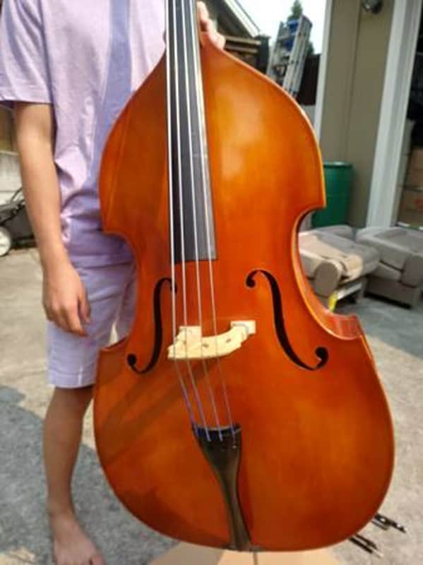 Samuel Eastman VB80 1/4 size acoustic bass 2013 amber image 1