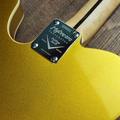MyDream Partcaster Custom Built - Gold and Silver Babicz image 10