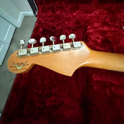Fender Custom Shop Ltd Dual Mag II Stratocaster Relic 2020 - Black over 3-Color Sunburst image 6