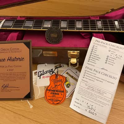 Gibson Les Paul custom 1954 true Historic Black image 9