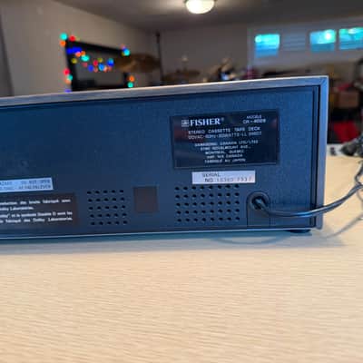 Vintage Fisher CR-4029 3 Head High Fidelity Cassette Tape Deck Tested Plays Tape image 11