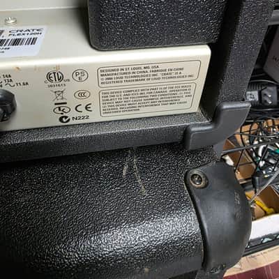 Crate FlexWave Model FW120H 120-Watt Guitar Amp Head with DSP and Channel Tracking 2000s - Black image 8
