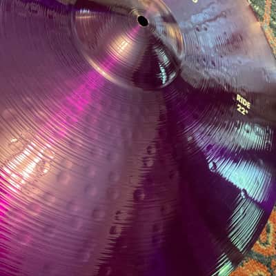 Mint Paiste 22" 900 Series Color Sound Purple Ride Cymbal image 3