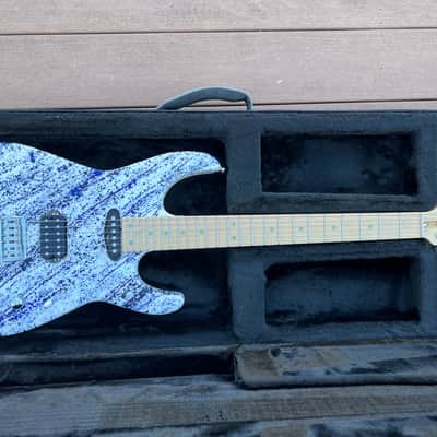 Warmoth Soloist / Dinky Charvel Jackson style 2020 Splatter image 3