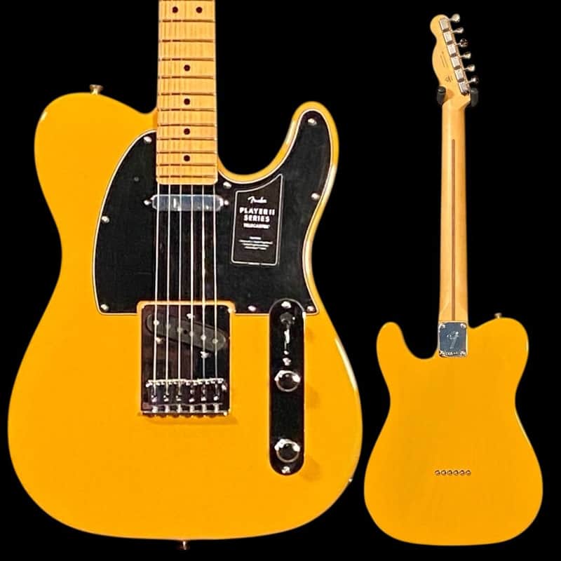 Fender Player II Telecaster Electric Guitar - Butterscotch Blonde with Maple Fingerboard image 1