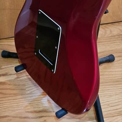 Fender Player Stratocaster Candy Apple Red Locking Fender Sperzel Tuners image 9