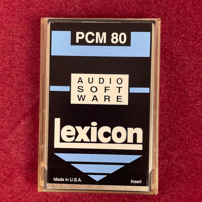 Lexicon PCM 80 Dual FX V1.0 Algorithm Card image 1