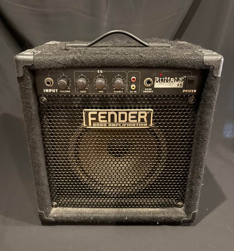 Fender Rumble 15 15-Watt 1x8" Bass Combo 2000s - Black image 1