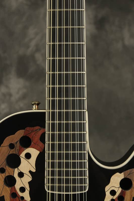 12弦 Ovation EA58-5 2002 Ovation EA58-5 Viper 12-string BLACK | Reverb