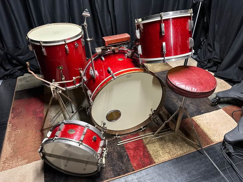 Leedy And Ludwig Broadway/New Era 1954 drum kit image 1