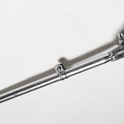 Slingerland Double Tom Arm Holder, Clip Style, Round Tube - 1960s / INSPECTED & TESTED / NO SLIPPING image 7