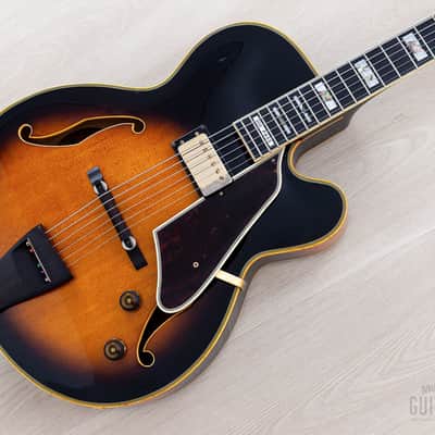 1988 Ibanez JP20 Joe Pass Signature Archtop Electric Guitar Sunburst w/ Super 58, Case image 1