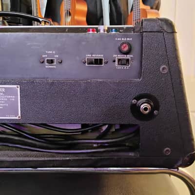 VOX - 1967 Westminster V1182 Solid State Amp Head - 1968 Royal Guardsman Model V4131 Cabinet - Rolling/Tilting Metal Stand - Black - Thomas Organ Company - California - USA - "AS-IS" image 22