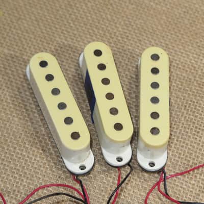 Pickups White Aged, Genuine 80s Squier Bullet Strat - Same Day Shipping #DH02 image 1