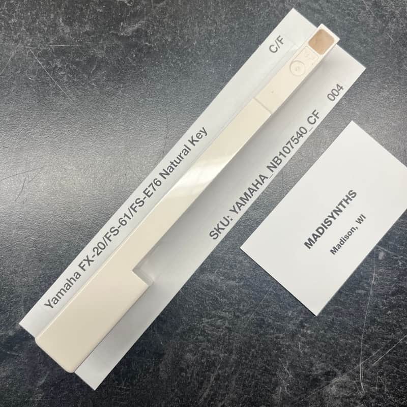 ORIGINAL Yamaha/Korg Replacement C/F Key (NB107540) for Yamaha DX7/DX5/DX9, SY77/SY85/SY99, Korg M1, Wavestation, Z1, etc image 1