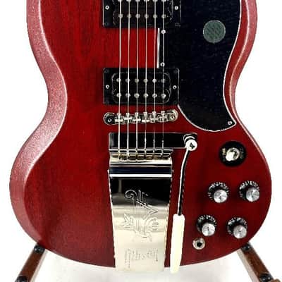 Gibson SG Standard '61 Faded Maestro Vibrola Vintage Cherry Serial #:232220039 image 1