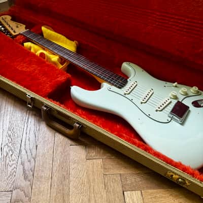 Fender American Vintage '59 Faded Sonic Blue Stratocaster 2013 - 2016 - Faded Sonic Blue image 9
