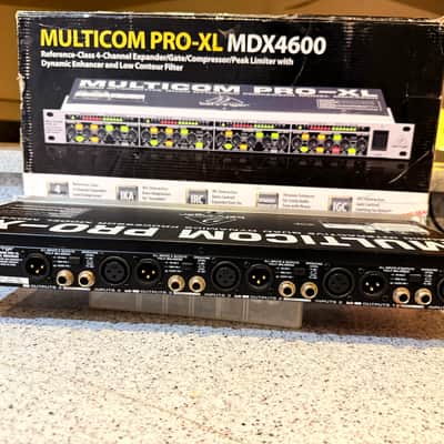 Behringer Multicom Pro-XL MDX4600 4-Channel Audio Interactive Dynamics Processor 2010s - Black / Silver image 2