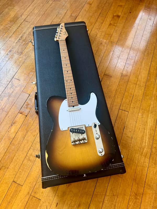2014 Suhr Classic T Antique - 7.3 lb, Roasted Neck - w/ Case + Paperwork image 1