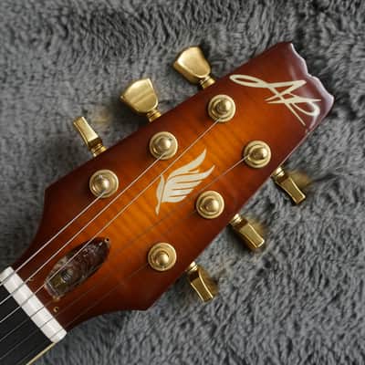Aria Custom Shop PE-MID-I MIJ Flame Top MIDI Guitar w/ Original Case & Paperwork image 10