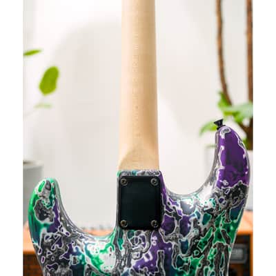 James Tyler Japan Studio Elite HD HSS-Alien Guano Semi Gloss w/Faux Matching Headstock, Black Pearl PG, Black HW, Ebony FB, Midboost & Bypass Button image 6