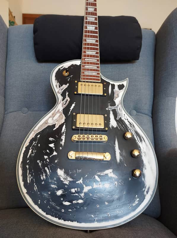 Harley Benton  SC-Custom Plus EMG VBK Black image 1