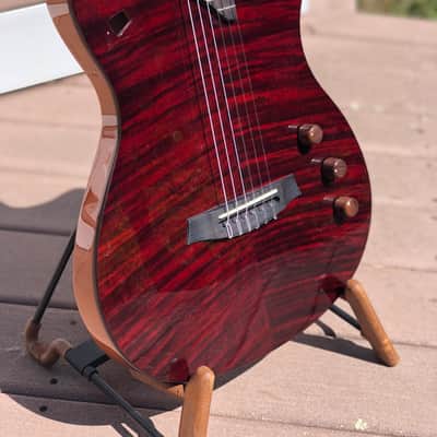 Cordoba Limited Edition Stage Nylon-string Acoustic-electric Guitar Garnet w/Padded Gig Bag image 3