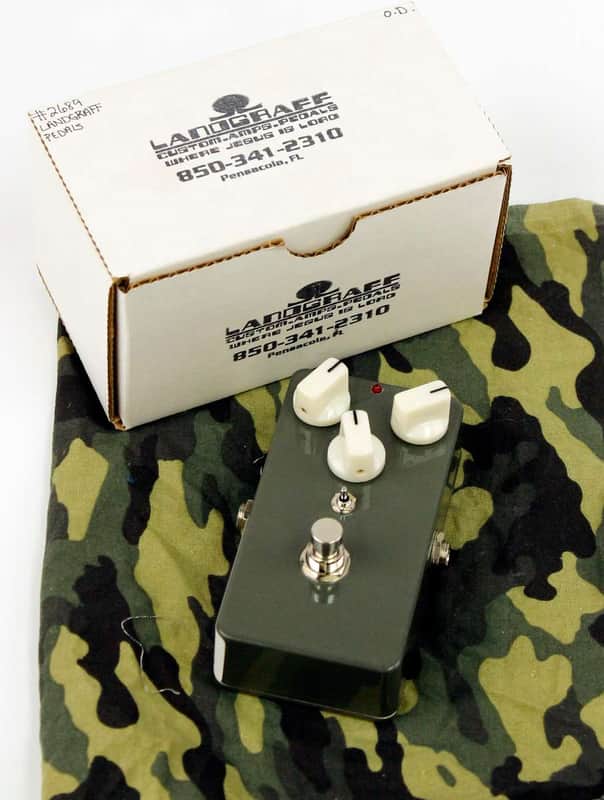 John Landgraff Dynamic Overdrive Pedal #2689, Ex, Green, Hand