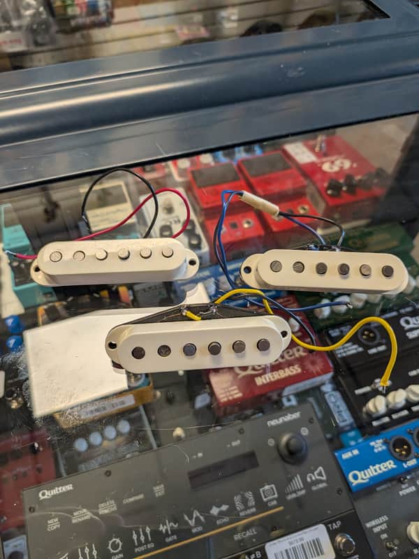 Fender American Standard Stratocaster Pickup Set - Cream Covers (Used) image 1