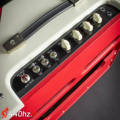 Divided by 13 SJT 10/20 1x12 Combo 230V - Red Tolex/Cream V image 3