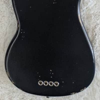 Fender JMJ Road-Worn 4-String Electric Mustang Bass Guitar w/Bag, Black Finish image 2