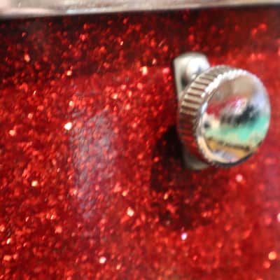 MIJ Red Sparkle 6-Lug Snare image 4
